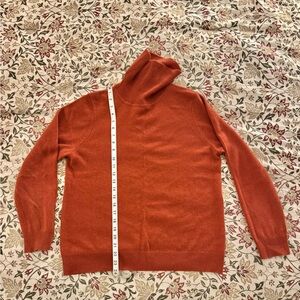 Charter Club Cashmere Turtleneck Sweater in Burnt Orange